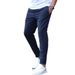 Men's Cropped Casual Trousers - Slim Fit Business & Streetwear Pants (S-3XL, 5 Colors) Men's Clothing_viptrois.com