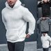 Men's Clothing 2024 New Solid Color Men's Sweatshirt Plush Men's Jacket Supply_viptrois.com
