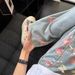 Floral Full Print Ripped Jeans For Men Summer Cool High End Slim Pants Cleanfit Loose Straight Pants_viptrois.com