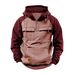 Men's Zipper Workwear Pullover Hoodie, Sports Running Outdoor Winter Jacket Hoodie, Sweatshirt Long-sleeved Hoodie_viptrois.com