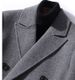 Men's Double-Faced Wool Overcoat, Knee-Length Trench Coat, Thickened Winter Jacket, Stylish Casual Outerwear_viptrois.com
