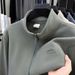 Men's Double-Sided Fleece Zipper Cardigan Jacket For Autumn And Winter, Casual And Versatile Outerwear, Warm Sweatshirt_viptrois.com