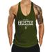 Summer Men's Letter-printed Vest, Basketball Sports Fitness Sweatshirt, I-shaped Sleeveless T-shirt_viptrois.com