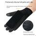 Cycling Gloves Warm And Windproof Plus Velvet Cycling Sports Non Slip Touch Screen Electric Motorcycle Riding Flip Cover Leaking Cold_viptrois.com