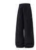 Men’s All-Season Water-Repellent Trousers – Winter-Ready Cotton Blend, Split Pleat Design (Black/Iron Gray, M-XXXL)_viptrois.com