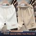 Men's Summer Style Casual Jacquard Shorts Five Point Pants Loose Straight Leg Fashionable And Versatile_viptrois.com