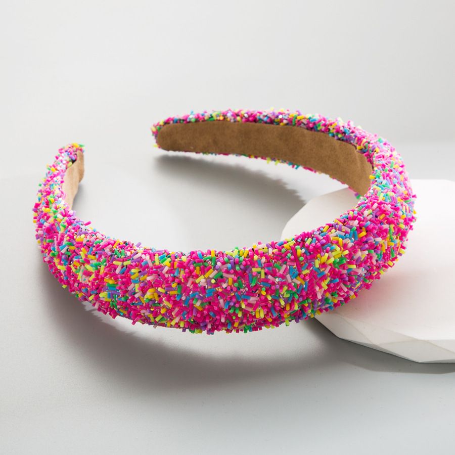 European and American New Sponge Fashionable Wide Edge Headband for Girls, Versatile Wide Edge Headwear Suitable for Parties Or Shopping_viptrois.com