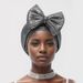 Fashion Hot Forehead Big Bow African Baotou Hat Elastic Comfortable Turban Hat_viptrois.com