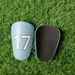 Adjustable Soccer Shin Guards With Player Number Designs (7,9,10,17) - Lightweight Plastic Leg Protection For Football, Basketball & Volleyball_viptrois.com