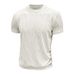 Men's Clothing Men's Short Sleeved T Shirt Jacquard Sweater Men's Round Neck Ribbed Pullover Top_viptrois.com