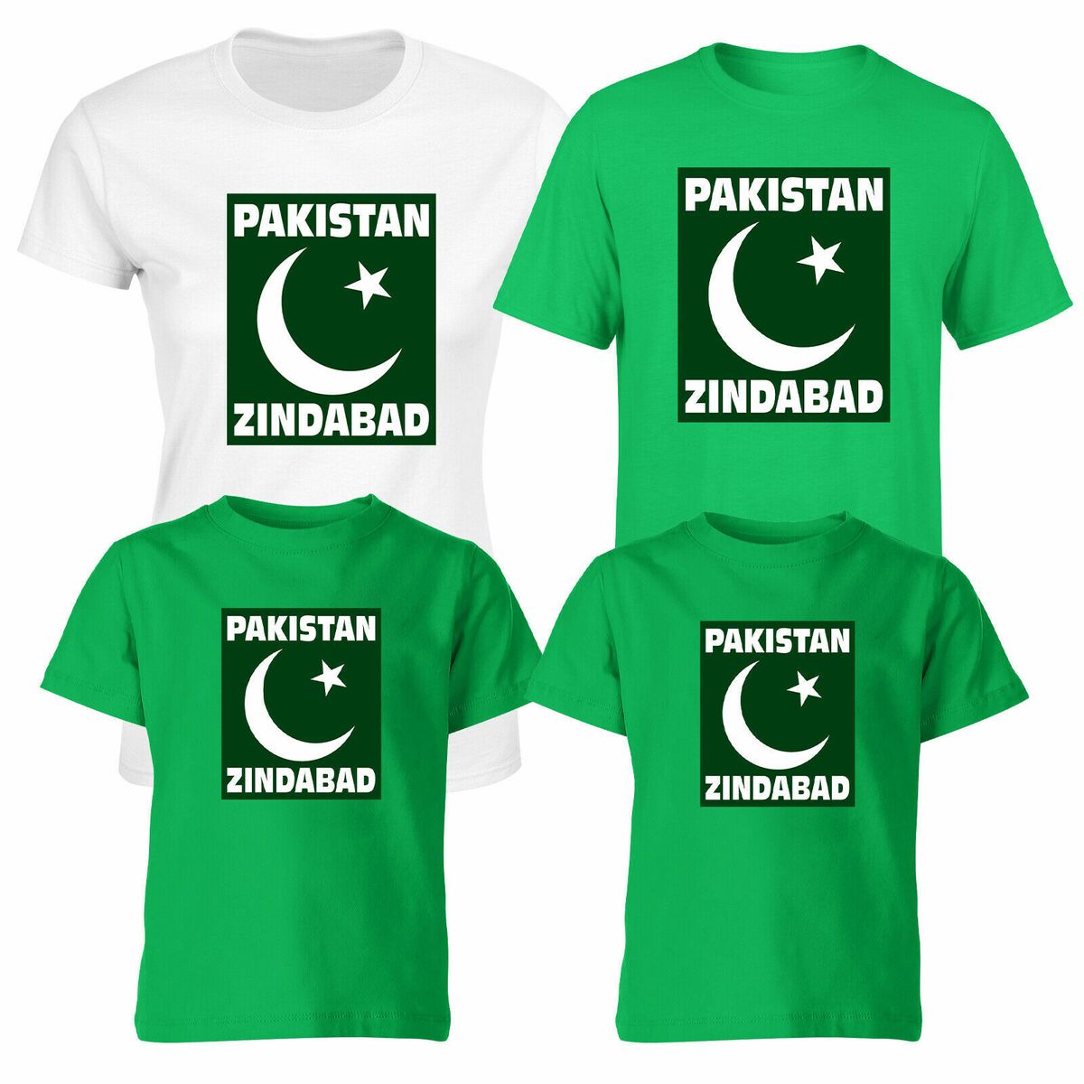 Independence Day 14th August Unisex 100% Cotton T-shirt Mens Tees Top Dil Dil Pakistan Patriotic Tee_viptrois.com