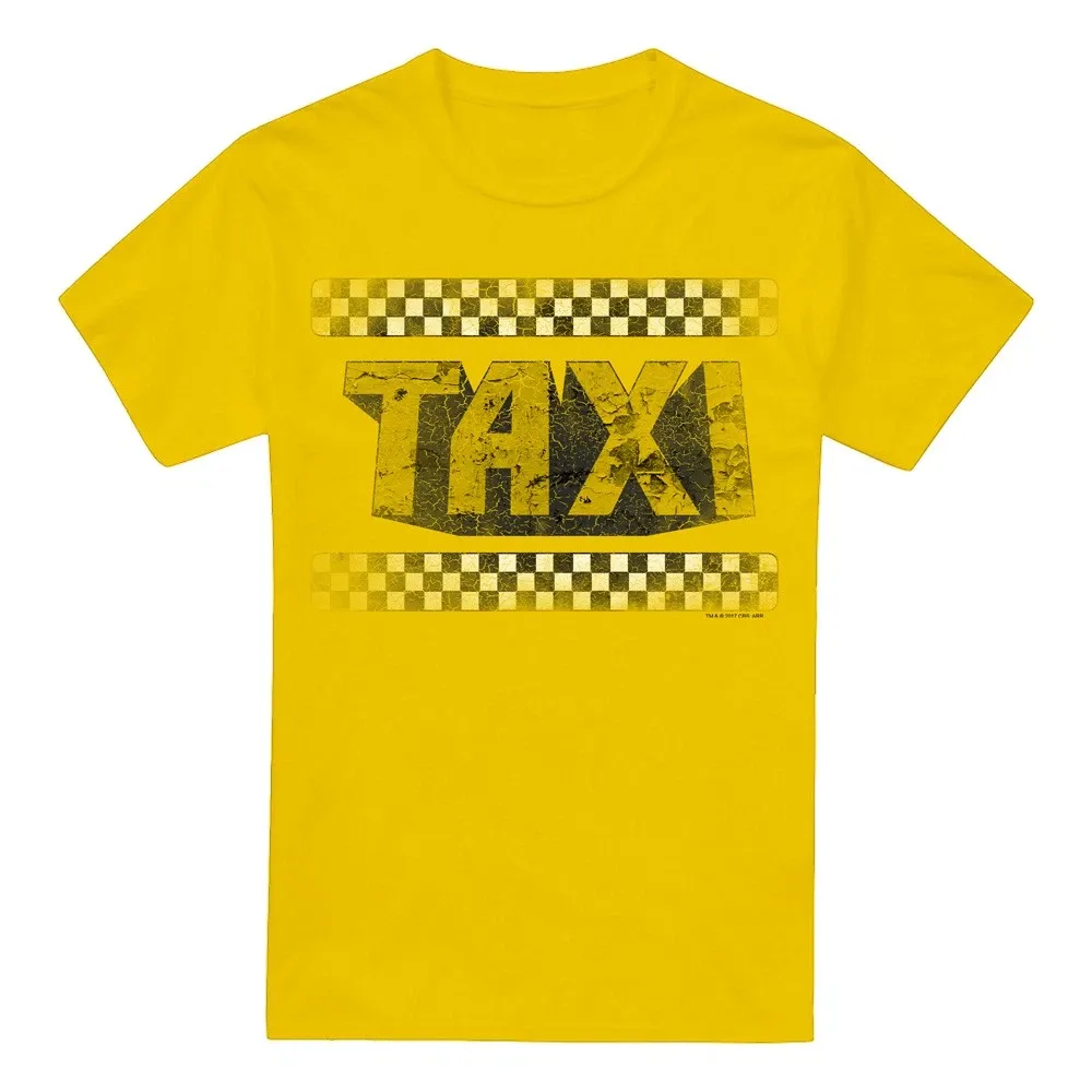 Taxi Run Down Taxi 100% Cotton T-shirt Mens Tees Top S-3XL, Yellow_viptrois.com