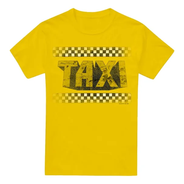 Taxi Run Down Taxi 100% Cotton T-shirt Mens Tees Top S-3XL, Yellow_viptrois.com