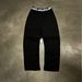 Dual-Waistband Cotton Jogger Pants For Men – Breathable & Stretch Fit (S-3XL, Black/Light Grey, Gym-to-Street Essential)_viptrois.com
