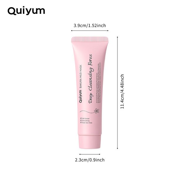 Version QUIYUM Sakura Mask Mud (Hose) 30g Cleansing, Hydrating And Moisturizing_viptrois.com