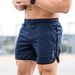 Men's wear sports shorts Thin mesh quick drying casual running breathable five quarter shorts_viptrois.com