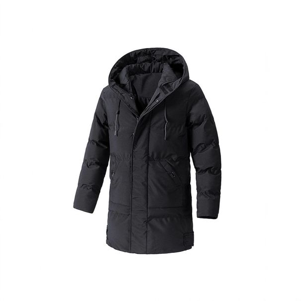 Winter Cotton-padded Coat Plus Size Men's Korean Version Of Casual Fashion Versatile Warm Cotton Jacket Medium And Long_viptrois.com