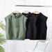 Men's Clothing Summer Fashion Casual Hooded Sleeveless Vest_viptrois.com