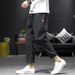 Men's Nine-Point Jogger Loose Fit 2025 New Summer Korean Style Trendy Versatile Sports Casual Long Pants For Men_viptrois.com