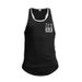 Men's Fitness Vest Slim-fit Tights T-shirt Splicing Contrasting Color I-shaped Back Slim-fit Bodybuilding Sleeveless Top Base_viptrois.com