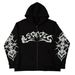 Men's Clothing Punk Fashion Zipper Hoodie Y2K Gothic Punk Zip-Up Hoodie With 3D Print - Streetwear Fashion For Men & Women (Multiple Colors & Sizes)_viptrois.com