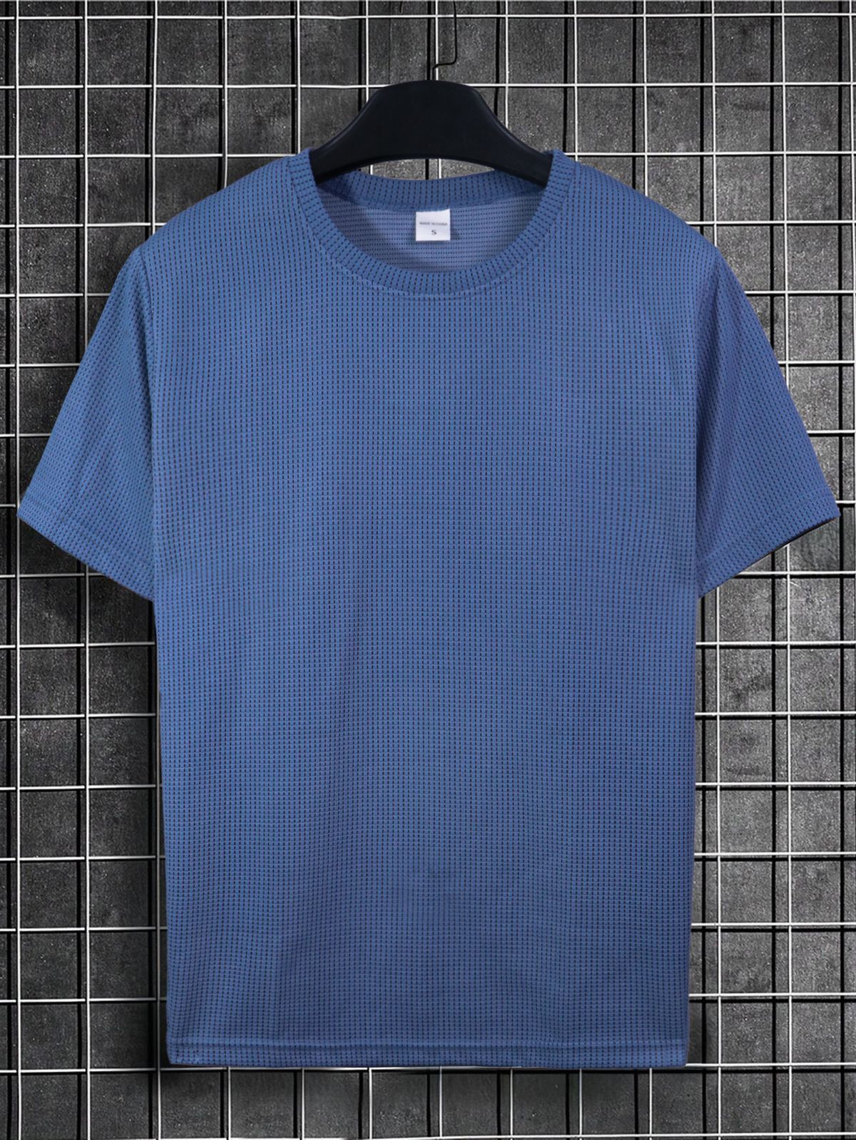 Men's T Shirts Men's Summer Versatile Trendy Brand American Loose Round Neck Short Sleeved Tops Bottoming Shirt_viptrois.com