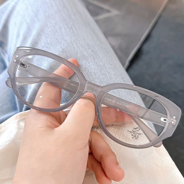 Same Style Cat Eye Frame For Women Slimming High-end Feel Can Be Equipped With Prcription TR Blue Light Blocking_viptrois.com