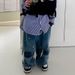 24 Spring And Summer New Children's Clothing Horse Brand Children's Thin Straight Jeans Boys And Girls Washed Hole Denim Pants_viptrois.com