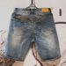 Men's Clothing Retro Ripped Denim Shorts Loose Straight ShortsThin Mid Length Pants_viptrois.com