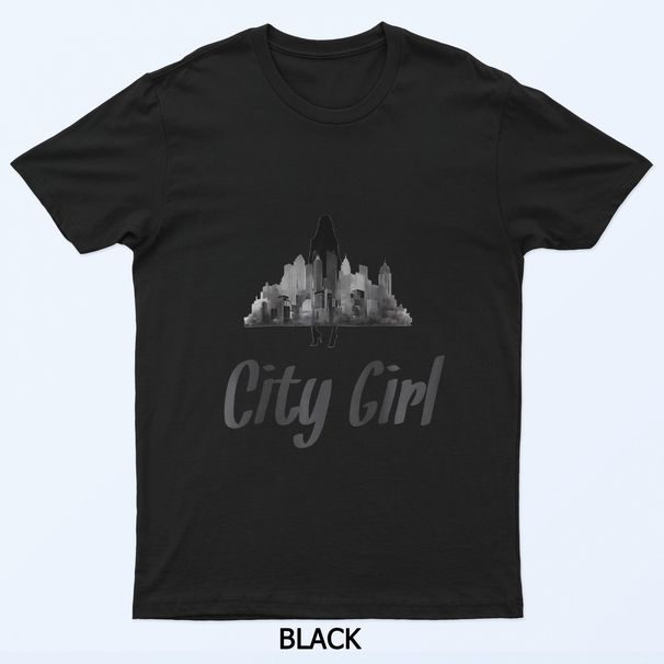 Womens City Girl Urban Sophisticate T-Shirt Mens Womens Tees Top_viptrois.com