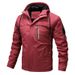 2025 Winter Plus Size Fleece American Casual Hooded Jacket Outdoor Casual Men's Jacket_viptrois.com