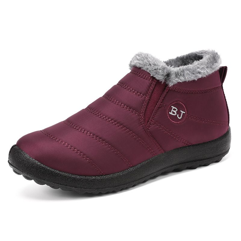 Women's Shoes Cotton Shoes Winter New Foreign Trade Couple Snow Boots Plus Velvet Thickened Cotton Boots Polyurethane Warm Casual Walking Shoes_viptrois.com