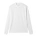 Mid-High Collar Base Shirt For Men, 300g Xinjiang Cot, Loose Fit, Small Neckline, Long Sleeve T-Shirt, Breathable_viptrois.com