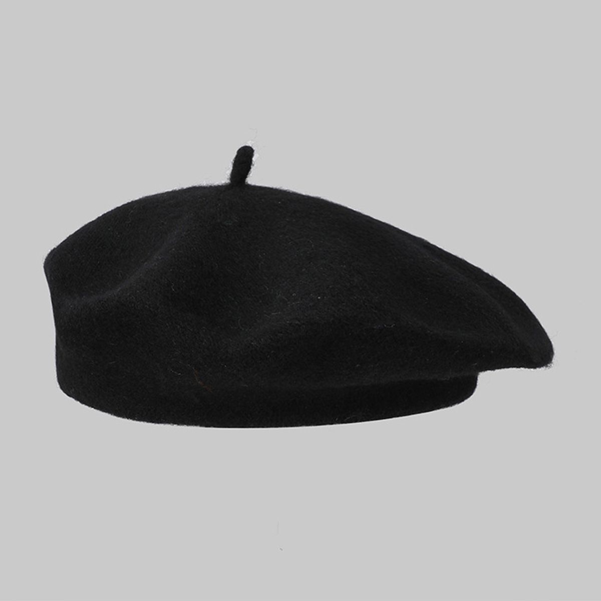 Woolen For Women Candy Color Autumn Winter Wool Knitted Korean Version Beret British Style Painter Hat_viptrois.com