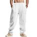 Men's Clothing Loose Wide Leg Casual Pants Men New Linen Trend Hip Hop Sports Pants Men_viptrois.com