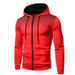 Pure 2024 Cross-Border Foreign Trade Autumn Winter New Men's Sweatshirt Casual Fashion Plain Cardigan Hooded Jacket Trendy_viptrois.com