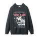 Washed Printed Shark Men's Streetwear American Style Side Pocket Hoodie Vintage_viptrois.com