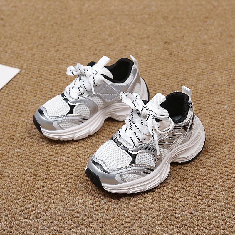 Children's Fashion Sports Shoes Boys Breathable Upper Running Shoes Girls Light Versatile Dad Shoes Casual Shoes Trendy_viptrois.com