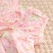 Kid's Clothing Sweet Flying Sleeves Floral Dress Puff Sleeves Summer New Girls Dress_viptrois.com