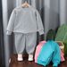 Children's Autumn Suit 2023 New Style Baby Girl Sweater Two Piece Suit Boy Casual Clothes Small And Medium Children's Clothing Trend_viptrois.com