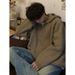 Nordmann Autumn Winter New Super Popular Hooded Half-Zip Sweater For Men Couples Unisex Style Lazy High-End Loose Knitted_viptrois.com