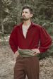 High-Quality Fashion Bandage Long Sleeve Medieval Renaissance Gothic Style Men's Warrior Shirt_viptrois.com