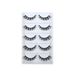 5 Pairs Handmade False Eyelashes - Thick & Curly 3D Lashes (European & American Style, One Piece Design)_viptrois.com