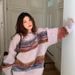 A Niche Gradient Striped Sweater For Autumn And Winter Couples, Knitted Sweater Jacket_viptrois.com