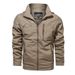 2025 New Spring And Autumn Large Size Jacket Men's Windproof And Waterproof Outdoor Hooded Jacket Men's Jacket_viptrois.com
