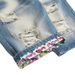 High Street Trend Men's Summer Five-Point Distressed Retro Fashion Slim Fit Denim Shorts Men_viptrois.com