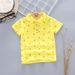 Summer Children's POLO Shirt Short Sleeved T Shirt Pure Cotton Little Boy Children's Small Floral Anchor Infant Top Handsome_viptrois.com
