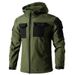 Men's Clothing Men's Style Tactical Windbreaker Outdoor Military Jacket Waterproof Hooded Warm Thickened Mountaineering Suit_viptrois.com