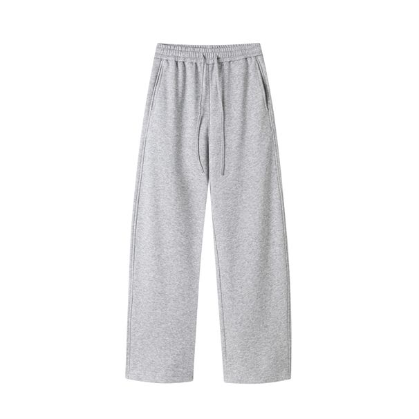 T Mousse Air Cotton Wide Leg Pants Men's Casual Straight Leg Comfortable Sports Sweatpants for Commuting And Outings Trendy Bottoms_viptrois.com