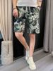 Summer Print Men's Shorts Trendy Design Loose Fit Versatile Sporty And Casual Four Quarter Length Pants_viptrois.com